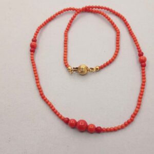 WORN OUT – CORAL NECKLACE For Anne