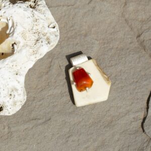 Pendente opale ”ERDE UND FEUER” – 04-Opal-Anhängere – ciondolo opale di fuoco- Donna – Mann